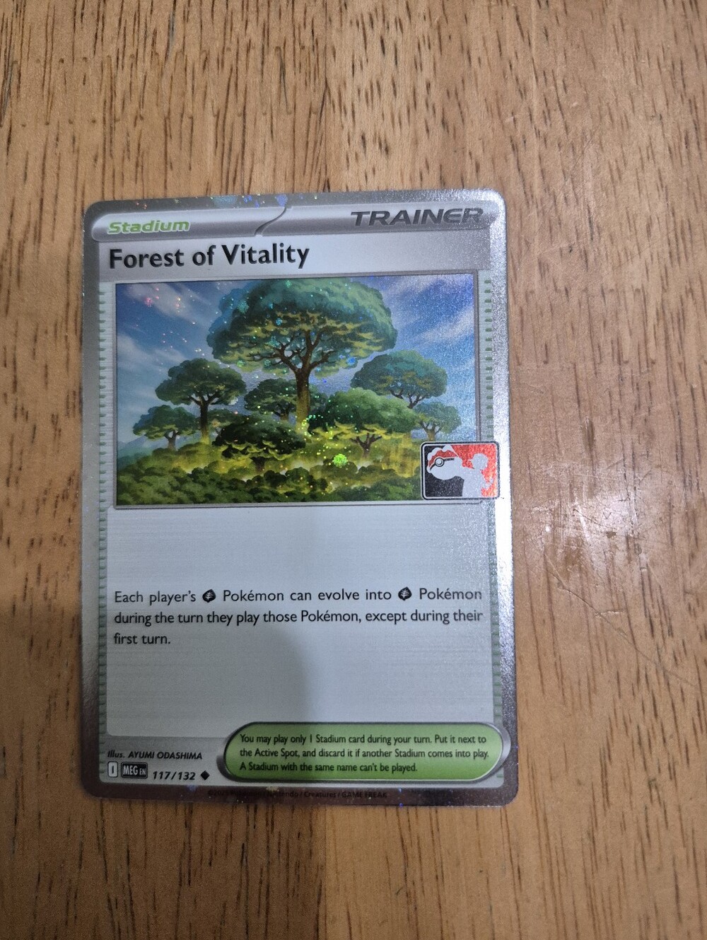 QTY 1 Pokemon Forest of Vitality Stadium Trainer Card